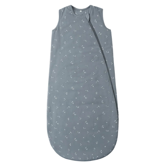 Navy baby sleeping bag with star pattern
