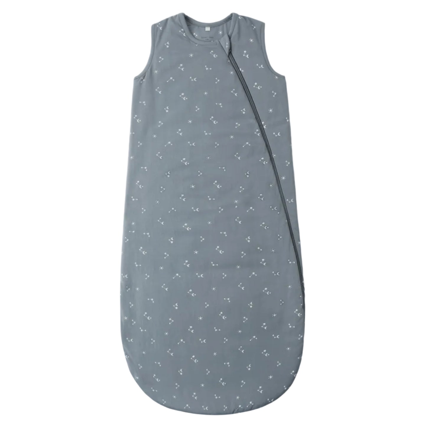 Navy baby sleeping bag with star pattern