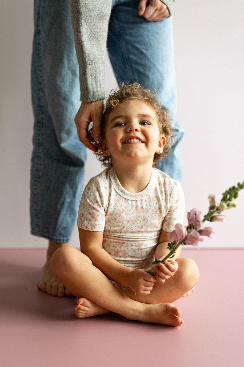 Pink Floral Ditsy Pajama Set