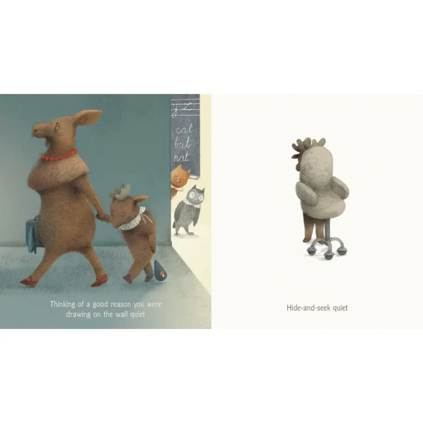 Gentle story exploring quiet moments throughout the day