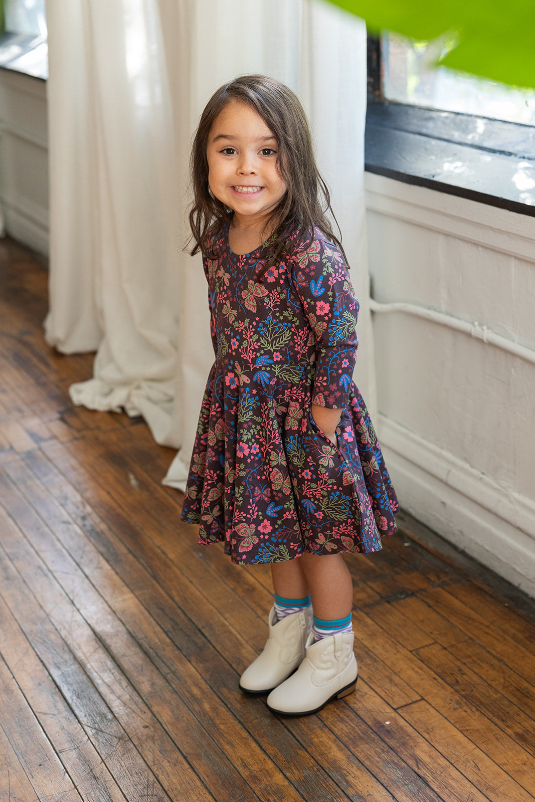 Flower Child Twirl Dress