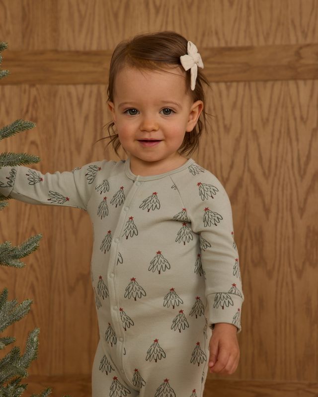 Trees with Red Star Romper