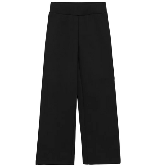 A pair of wide black pants