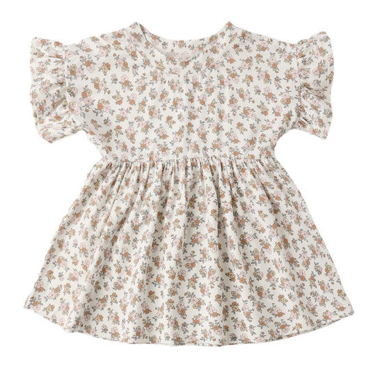 Floral dress on a white background