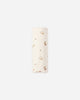 Woodland Bamboo Swaddle - flat lay detail