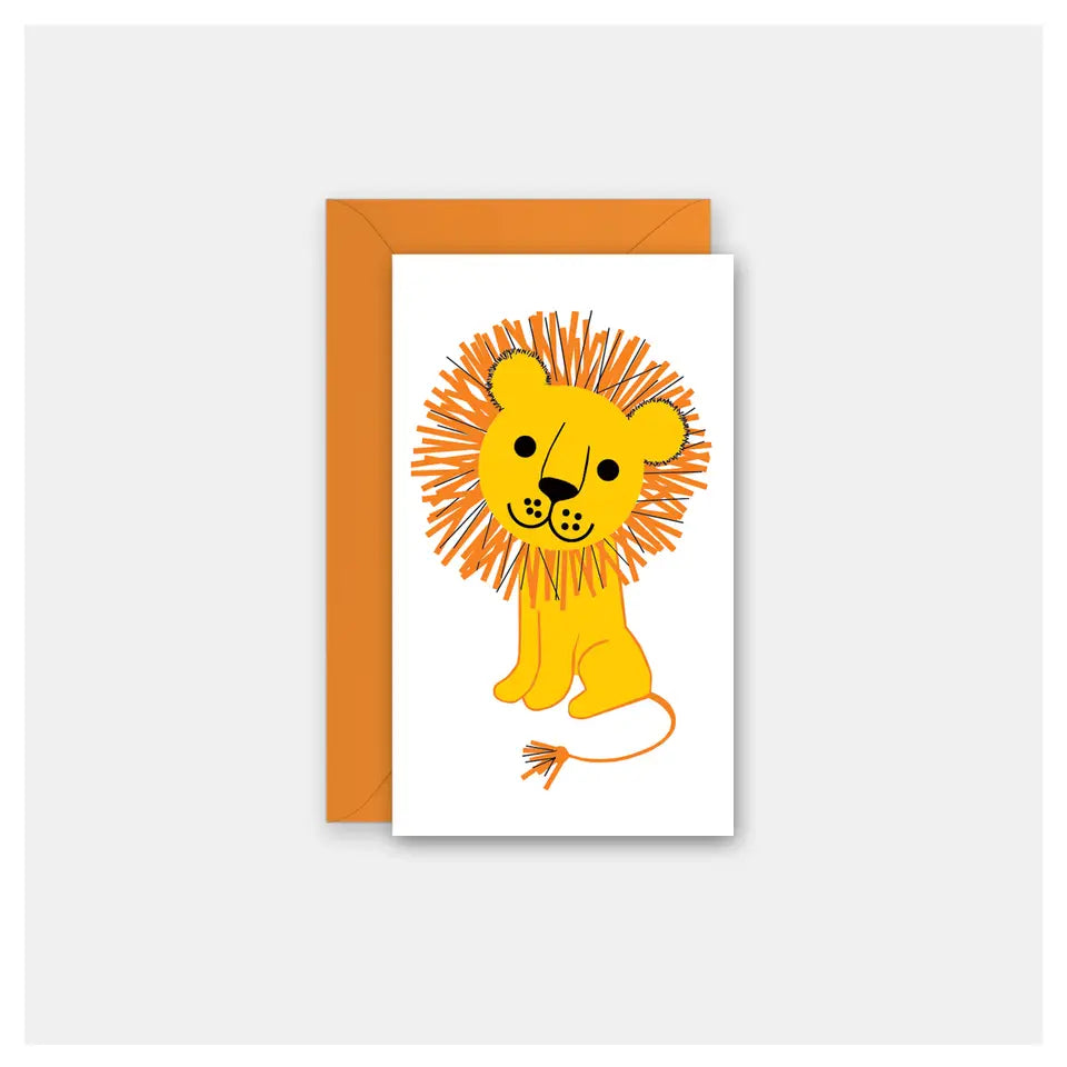 Mod Lion Baby Mini Card