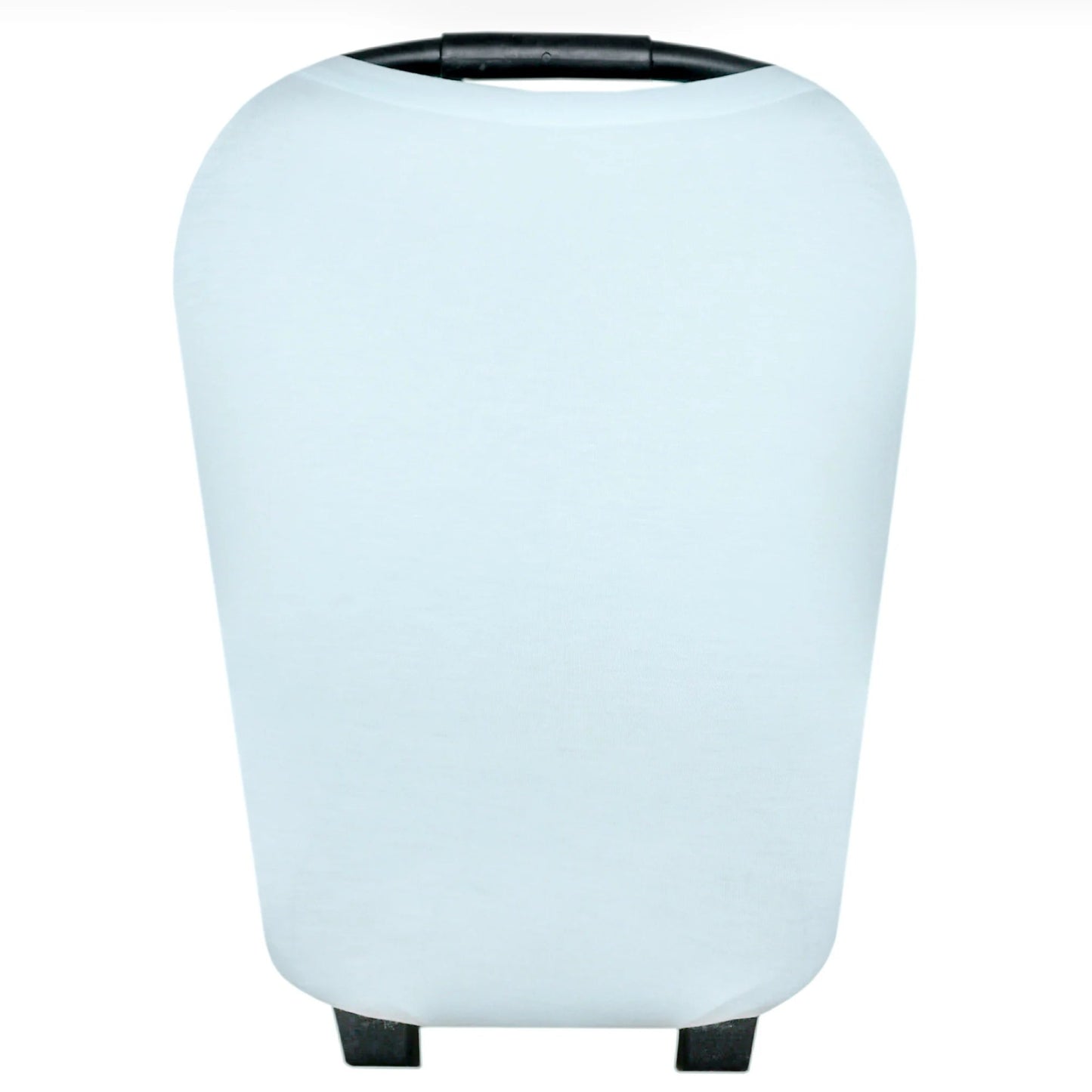 Light blue multi use cover on a white background