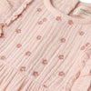 Blush Embroidered Ruffle Romper