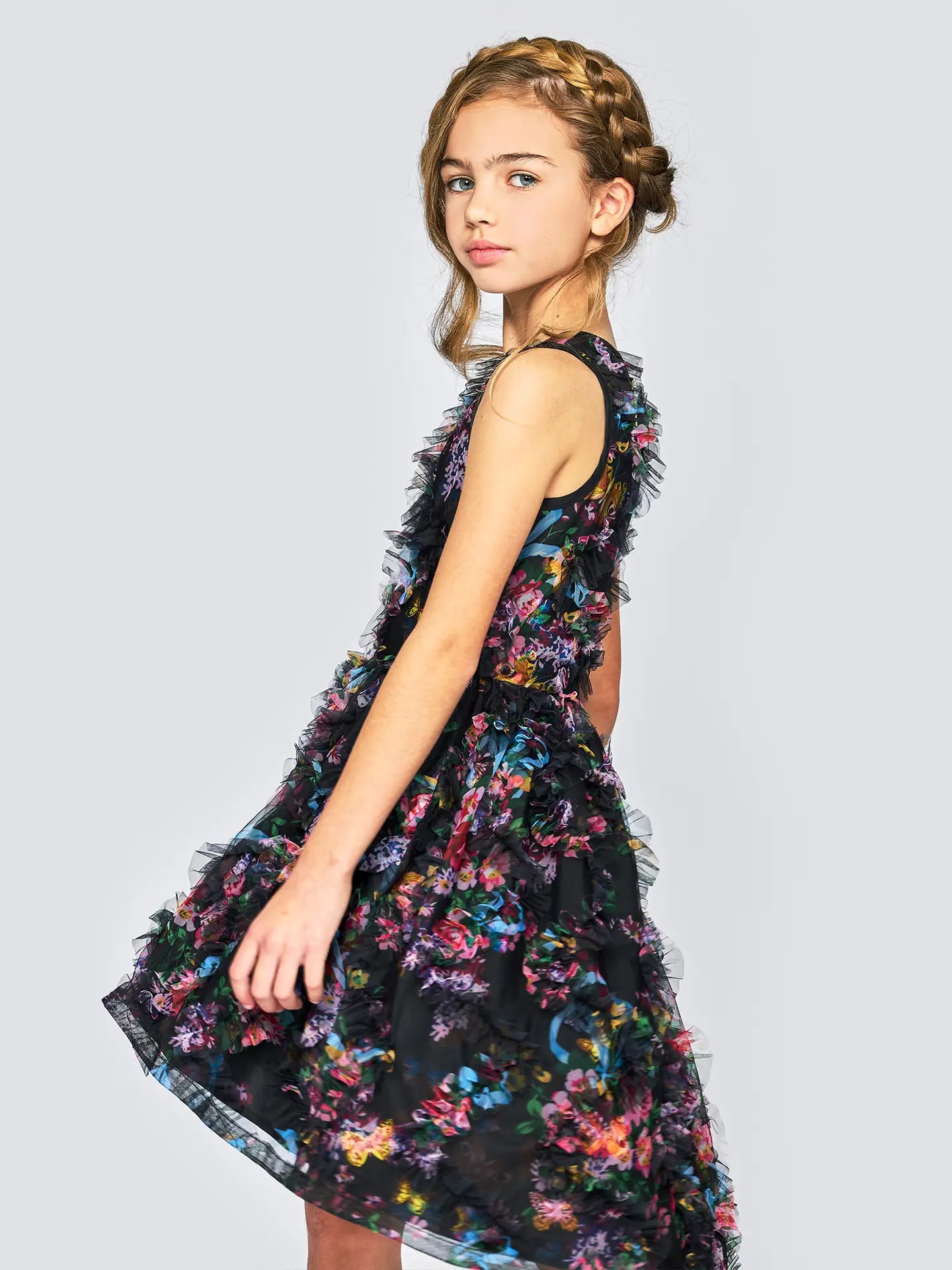 Butterfly High Low Dress