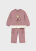 Orchid Teddy Bear Sweats Set