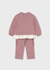 Orchid Teddy Bear Sweats Set