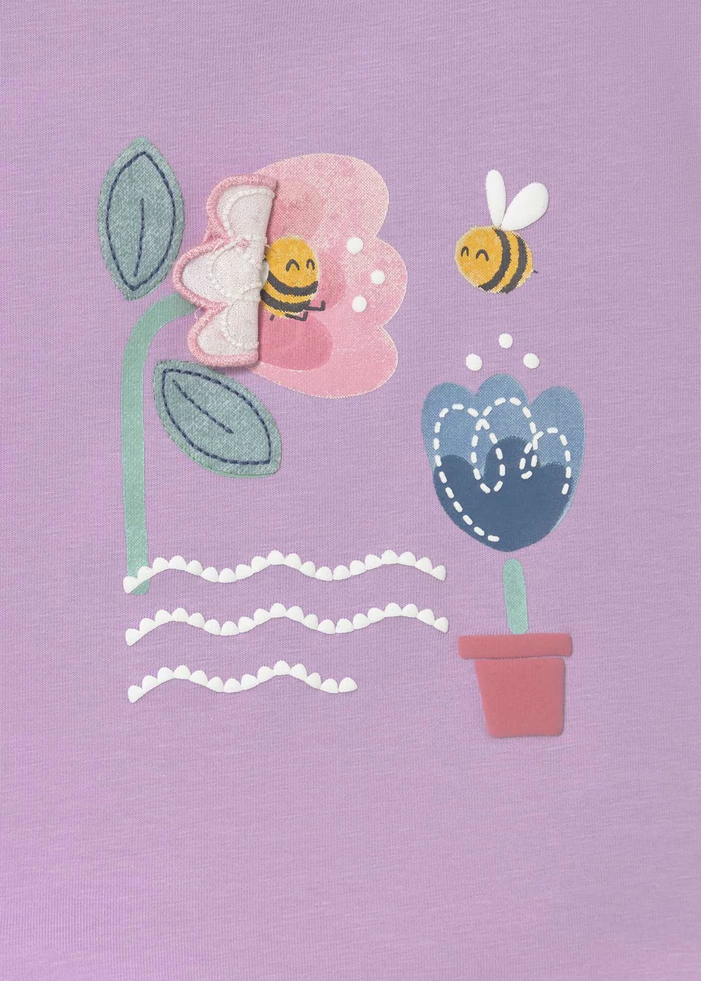 Lilac Bee to Flowers Top