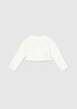 White Cropped Cardigan