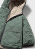 Green Sherpa Reversible Coat