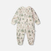 Green Zebra Jungle Zip Footie
