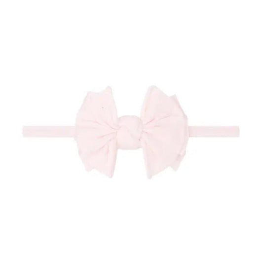 Pink headband with a bow