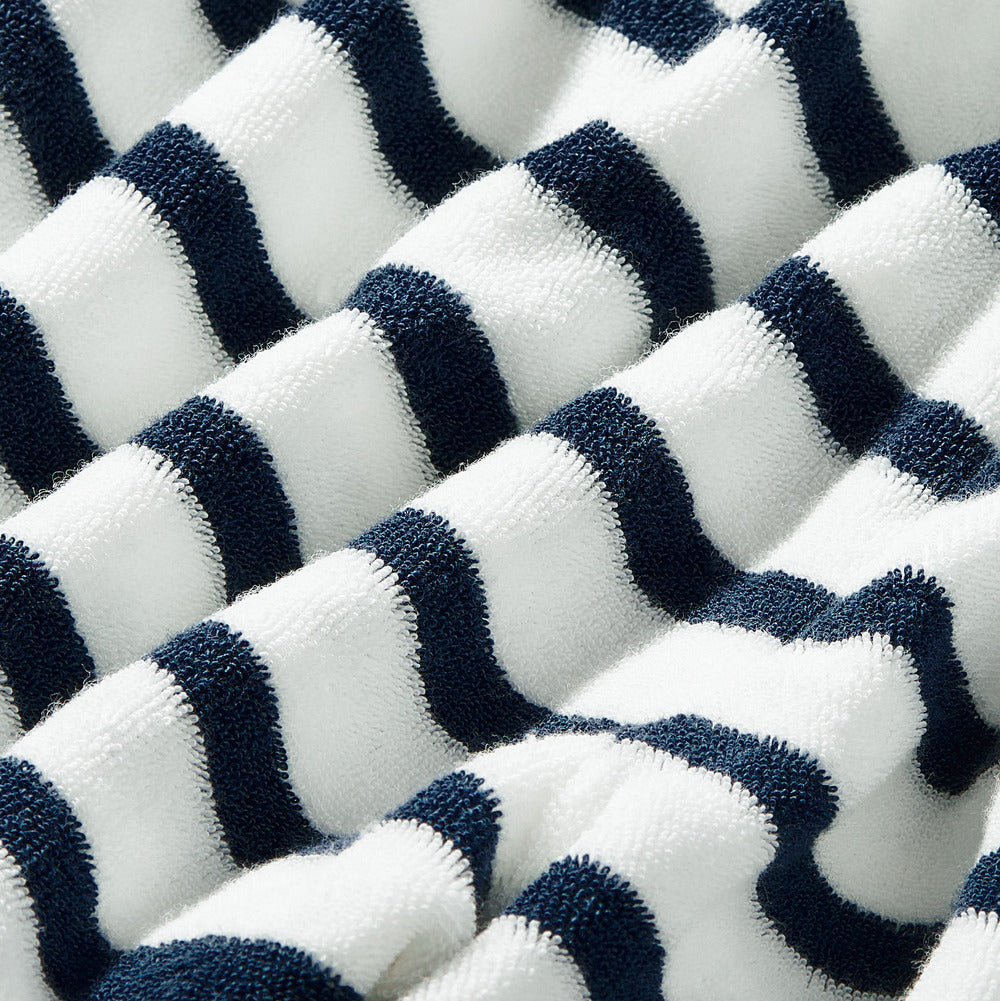 Navy Blue Stripe Shorts