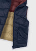 Navy/Camel/Maroon Reversible Vest