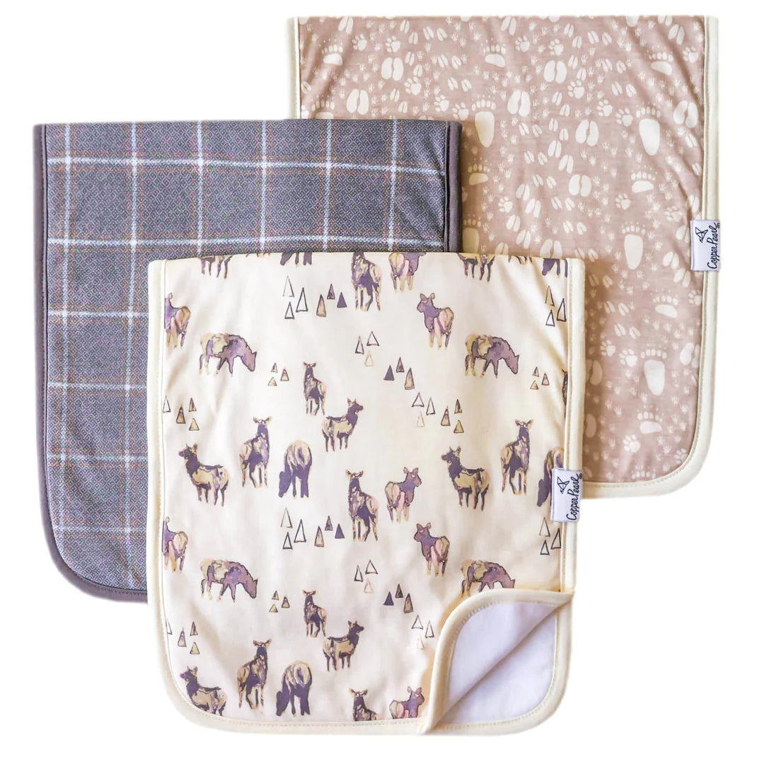 Burp Cloths 180 BABY GEAR Copper Pearl Timber