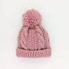 Rosy Pink Cable Hat