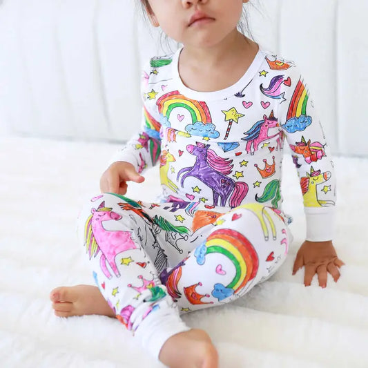 Unicorns Colorable Pajamas