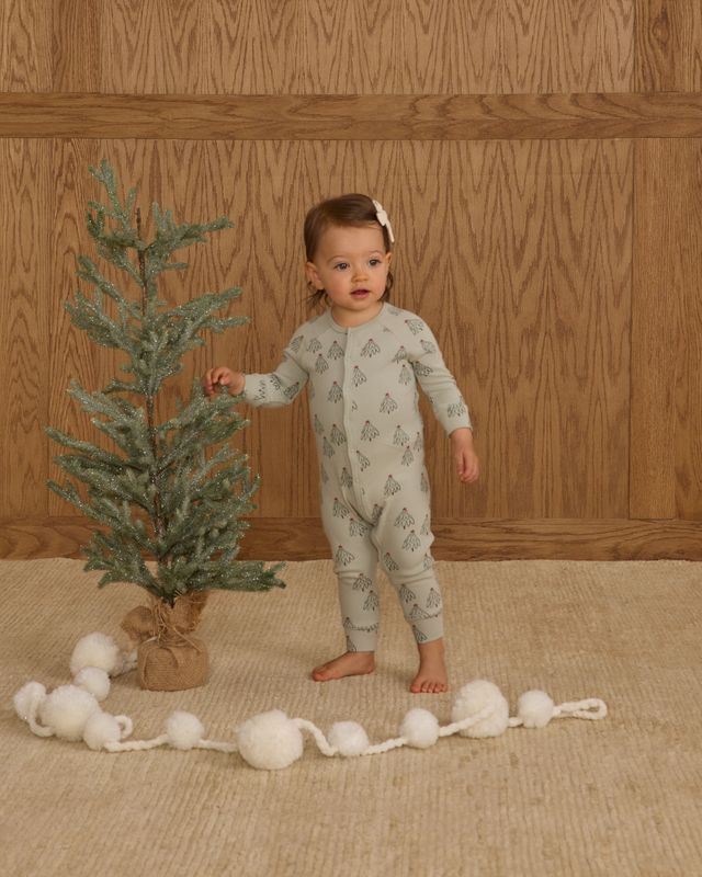 Trees with Red Star Romper