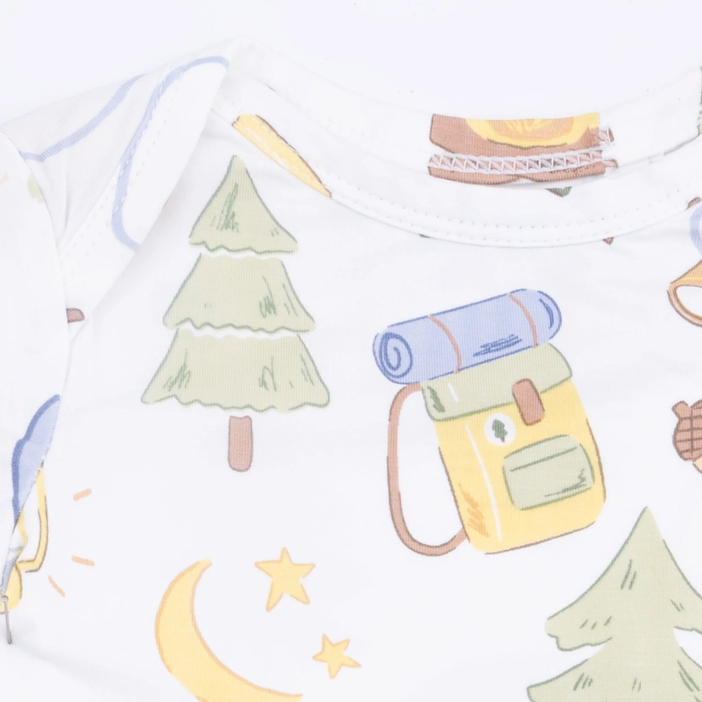 Camping Blue Onesie