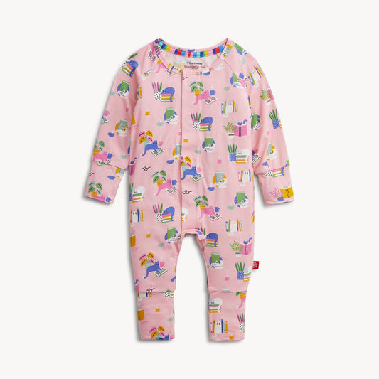 Cat Litterati Conv Romper - Magnetic Me modal convertible coverall