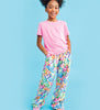 Colorful Hearts Plush Pants 160 GIRLS APPAREL TWEEN 7-16 Iscream 