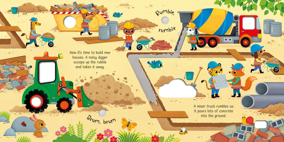 Construction Site Sounds 191 GIFT BABY Usborne Books