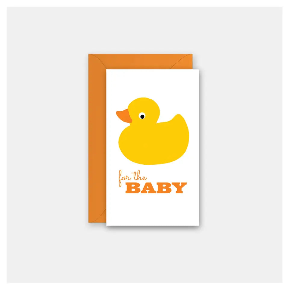 Rubber Duckie Enclosure Card