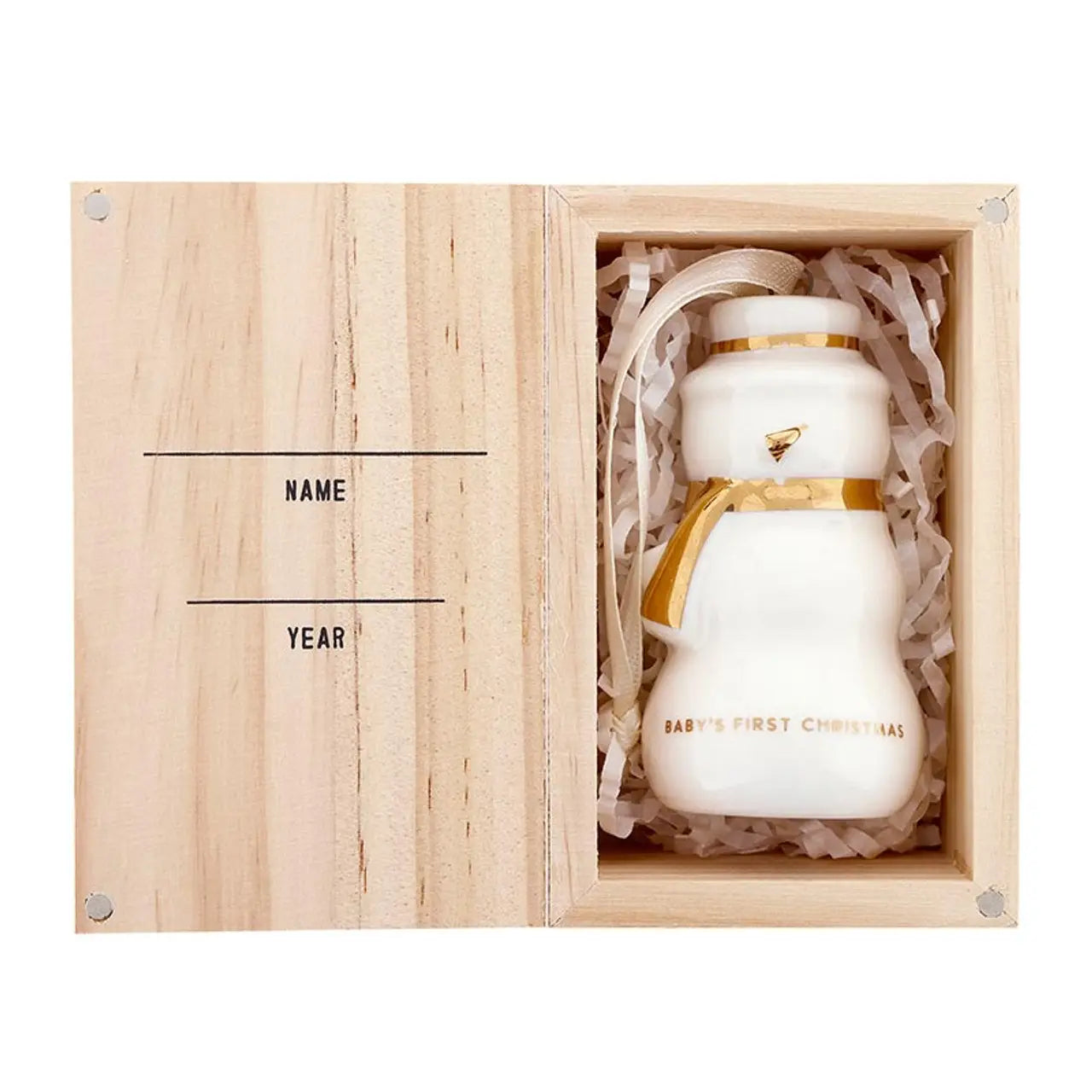 Baby's 1st Xmas Snowman Ornament