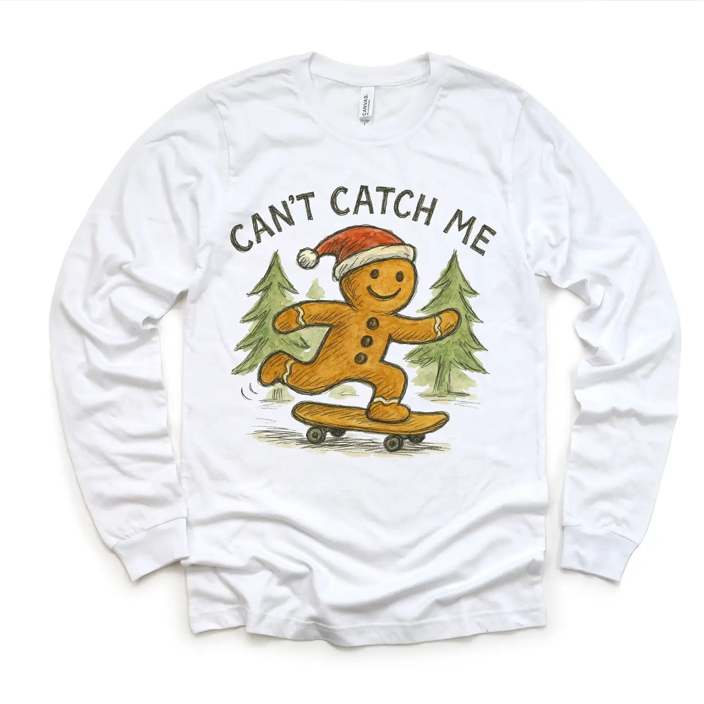 Can't Catch Me Gingerbread Tee