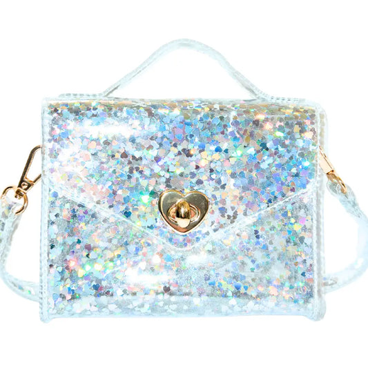 Gussie Silver Hearts Purse