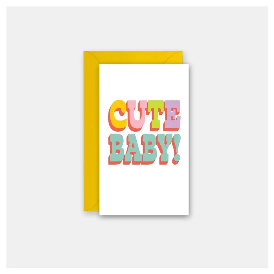 Cute Baby! Mini Card