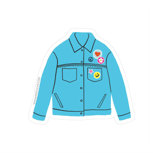 Denim Jacket Vinyl Sticker 196 TOYS CHILD Pipsticks