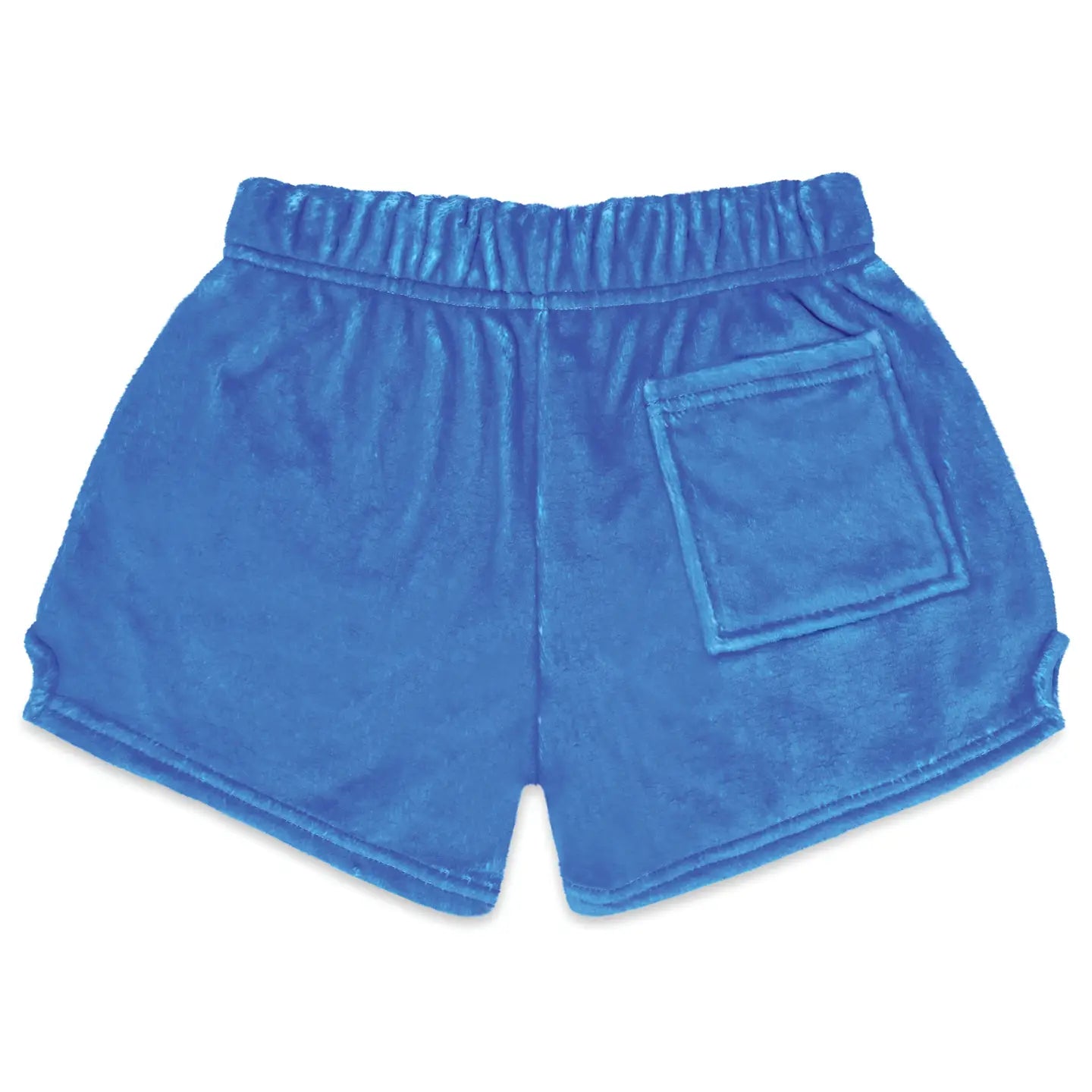 Blue Apres Ski Plush Shorts