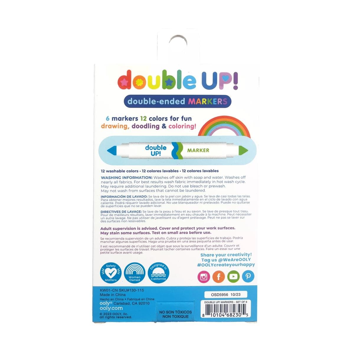 Double Up! Double-Ended Markers 196 TOYS CHILD Ooly
