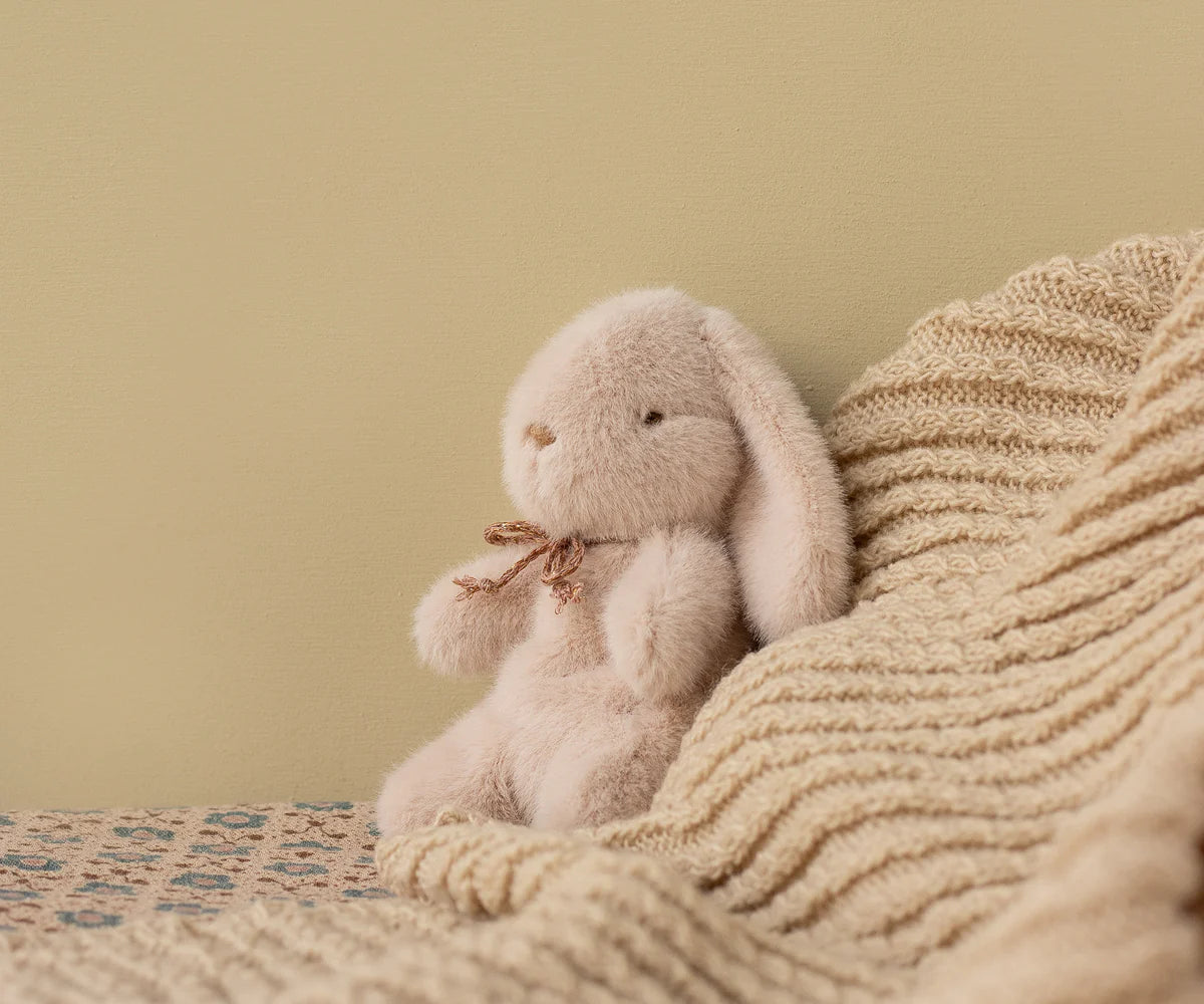 Mini Plush Bunny- Light Powder