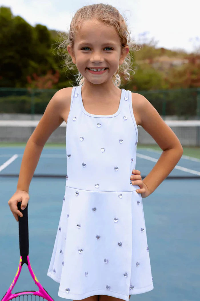 Lavender Heart Tennis Dress