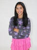 All Over Purple Stars Sweatshirt
