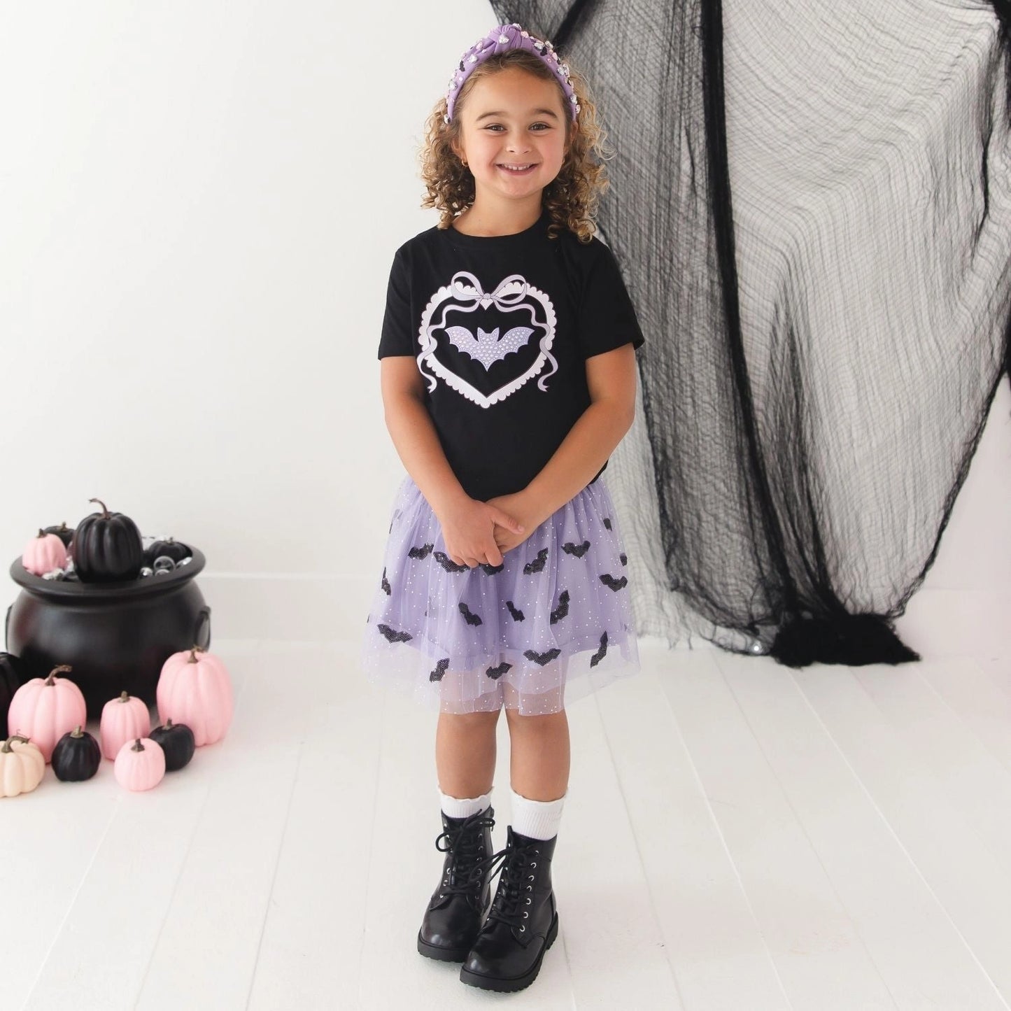 Sequin Bat Tutu Skirt