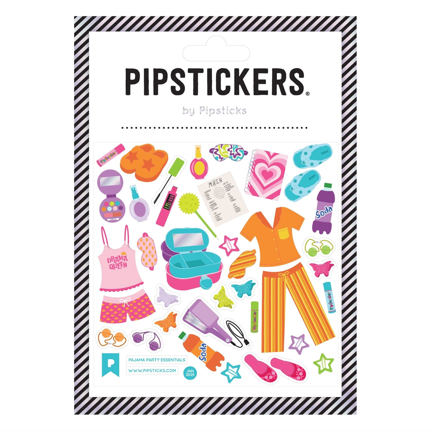 Pajama Party Sticker Sheet
