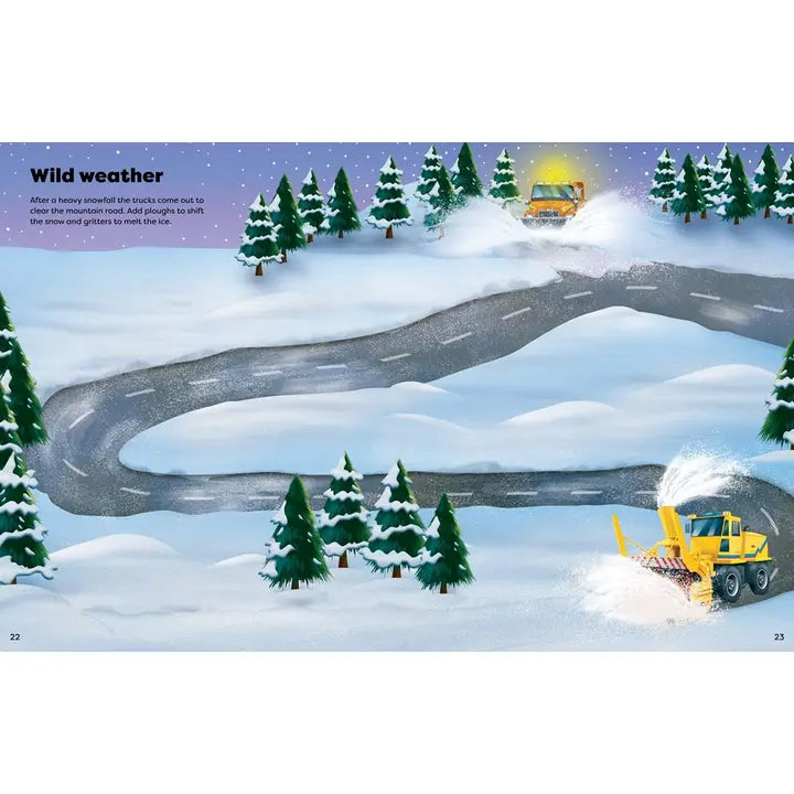 Big Sticker Book of Trucks