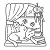 Cat Moments Meow Life Coloring Book