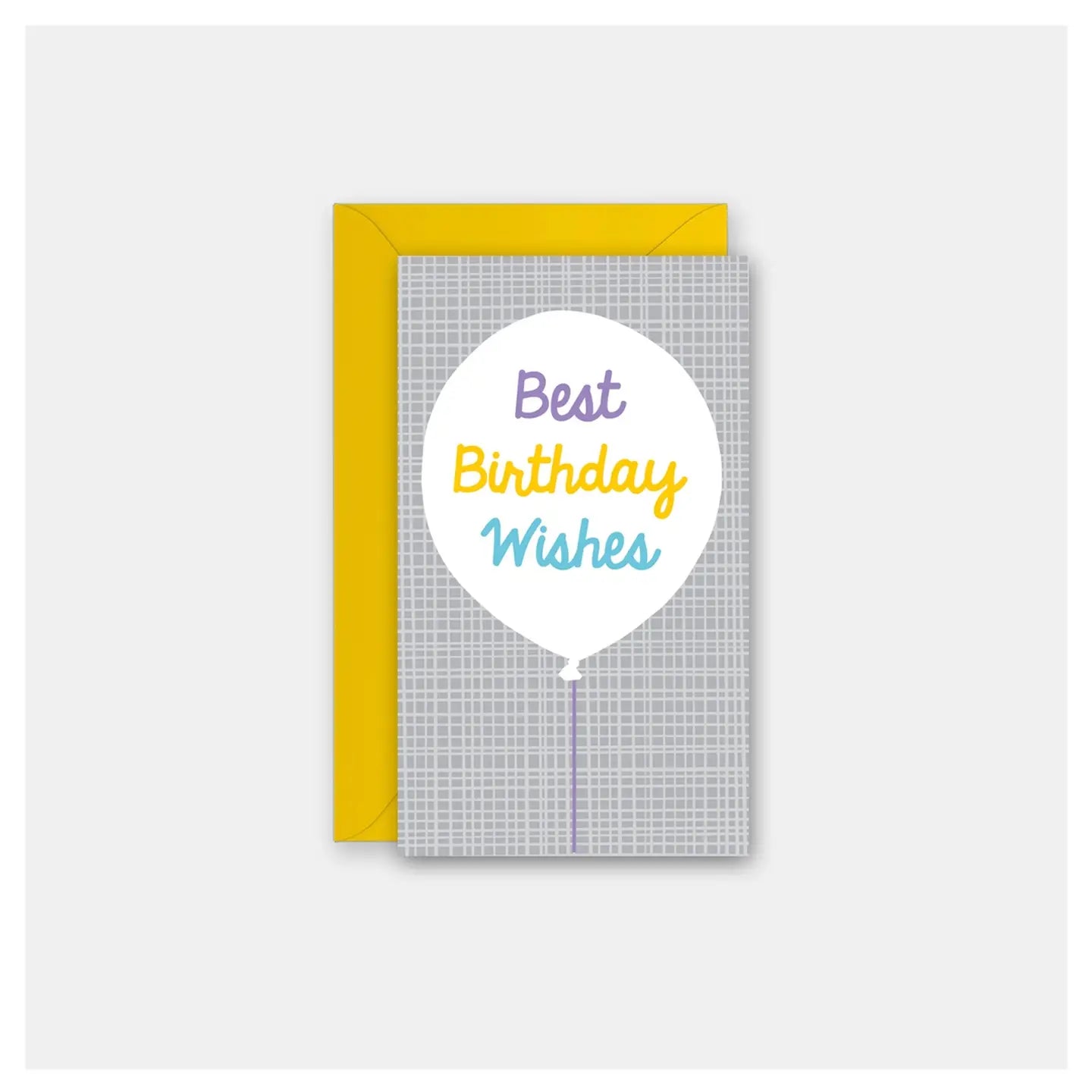 Big Bday Balloon Mini Card