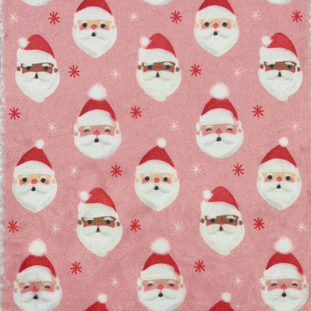 Pink Santa Plush Pants