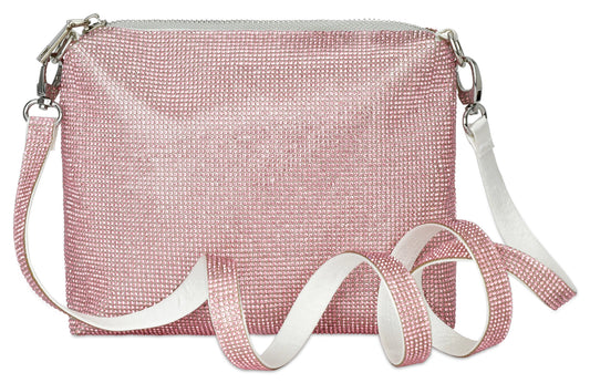 Rose Crystal Cross Body Bag