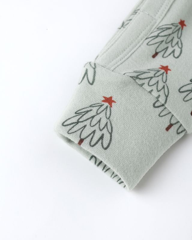 Trees with Red Star Romper