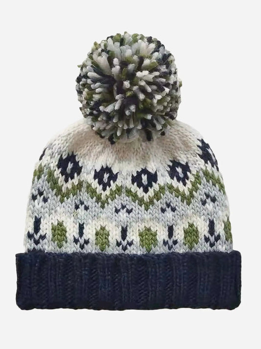 Fairisle Knit Hat 100 ACCESSORIES BABY The Blueberry Hill XS